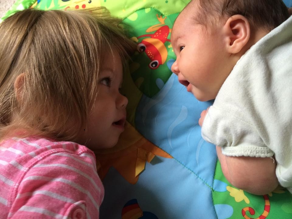 Janette Light Nortons granddaughters, Claire and Elise (2014)